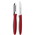 Wmf Red Vegetable Knife and Peeler Set 2pce image 0