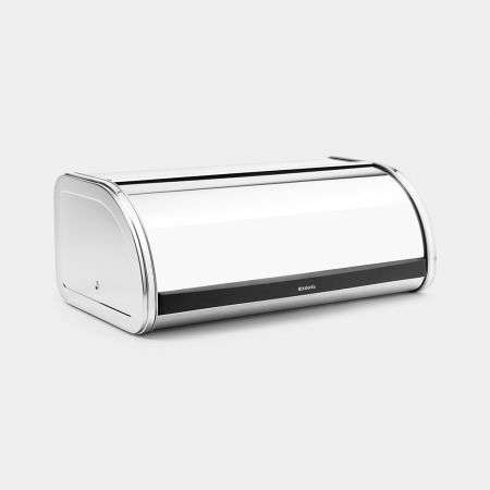 Brabantia Roll Top Bread Bin Brilliant Steel image 1