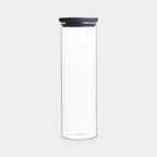Brabantia Stackable Jar 1.9 Litre, Glass - Dark Grey image 0