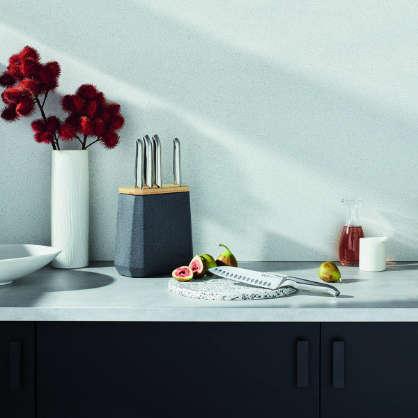 Furi Stone Knife Block Flint Terrazzo Set 6 Piece image 3