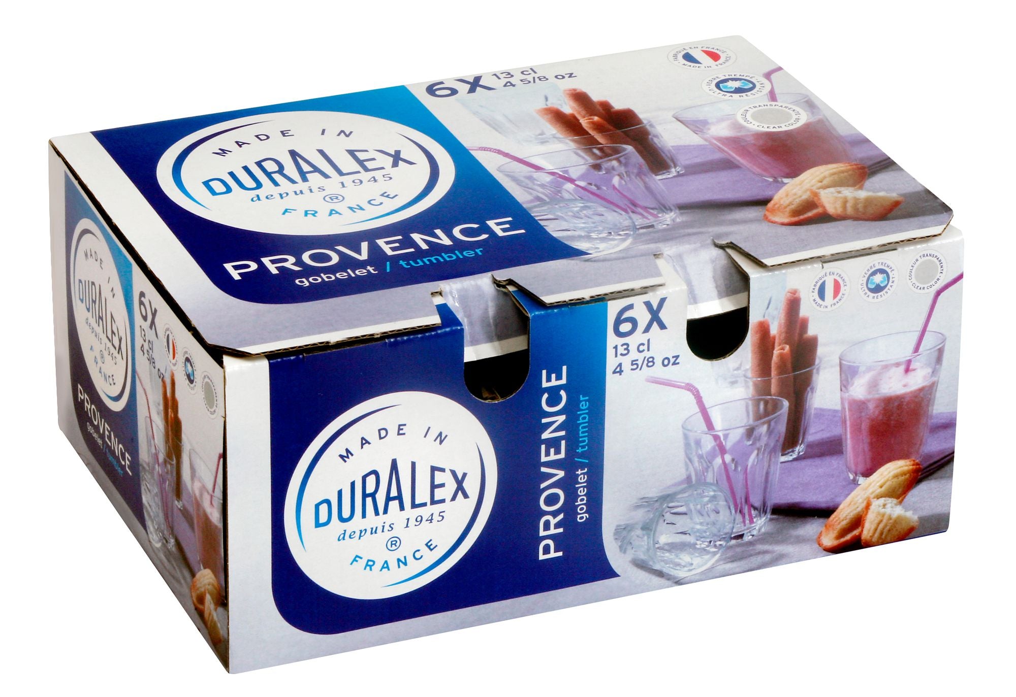 Duralex Provence Clear Tumbler 130ml Set of 6 image 6