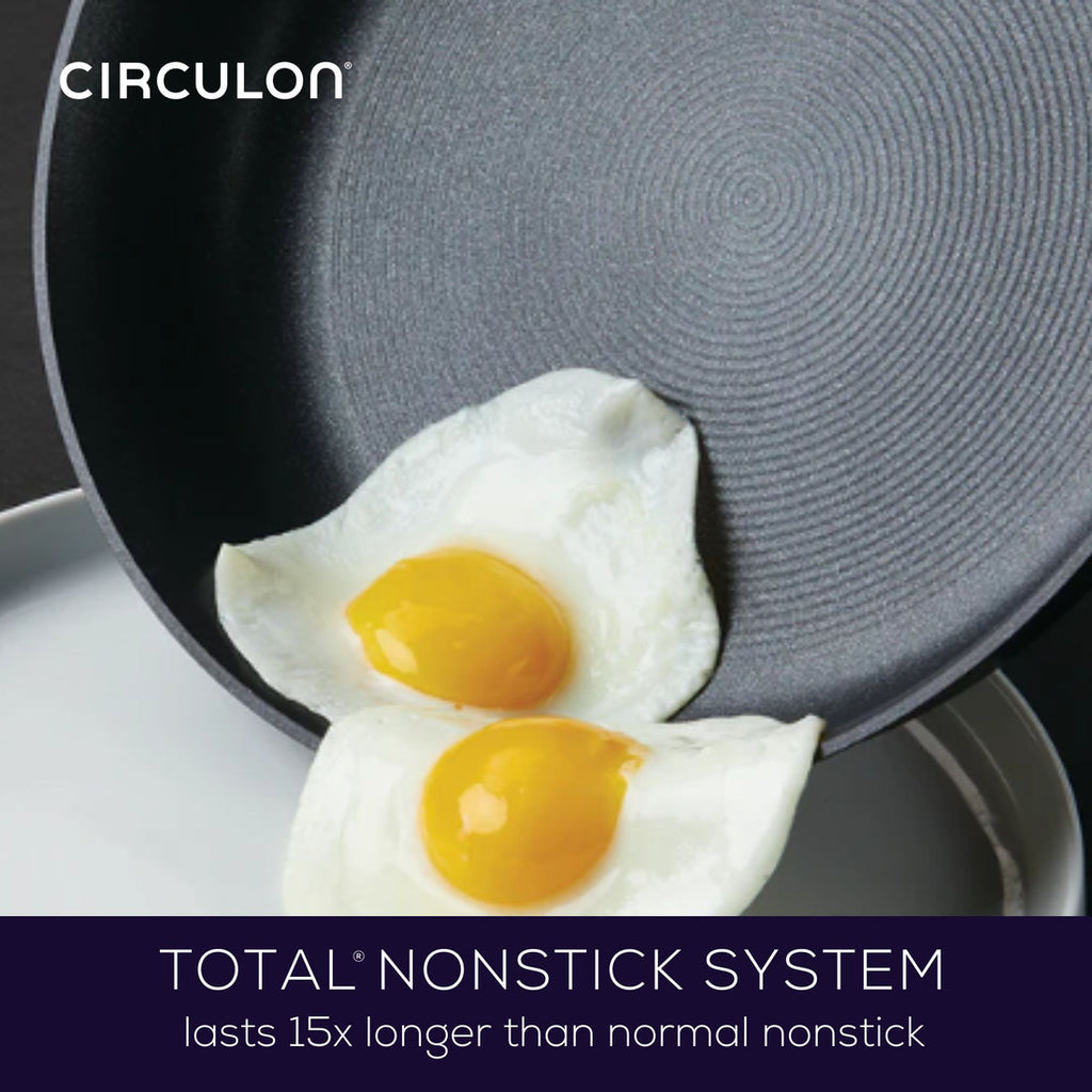 Circulon Style Nonstick Induction Skillet Triple Pack 21/25/28cm image 5