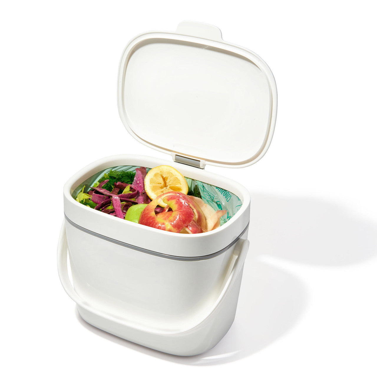 Oxo Easy-Clean Compost Bin ? White image 4