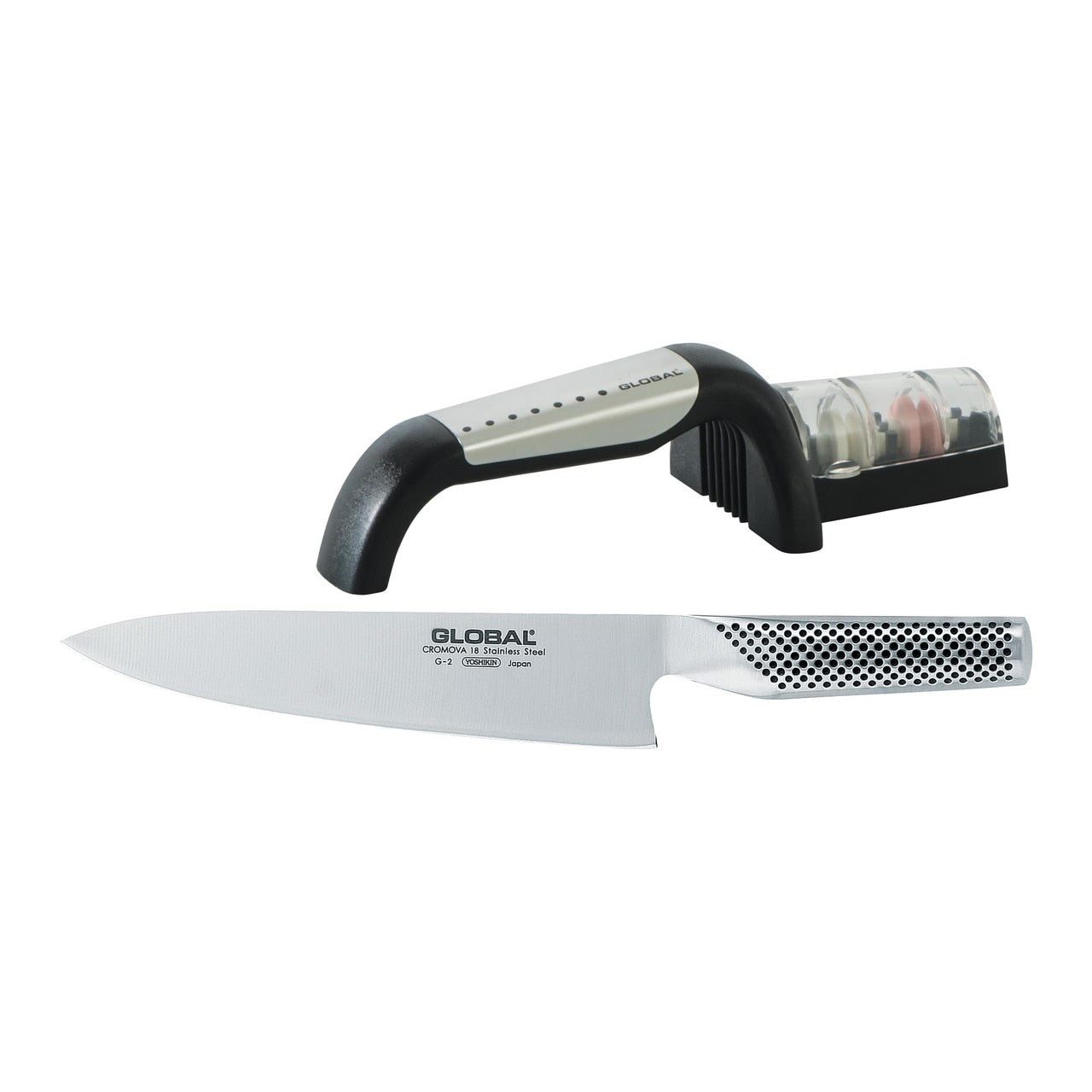 Global Classic 20Cm Cooks & Global Sharpener image 0