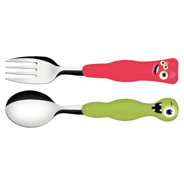 Tramontina Children's Monster Cutlery 2 Piece Set image 0