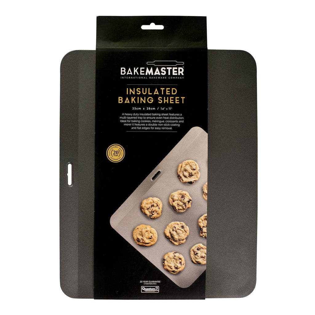 Bakemaster Insulated Baking Sheet, 35 X 28Cm - Non-Stick image 2