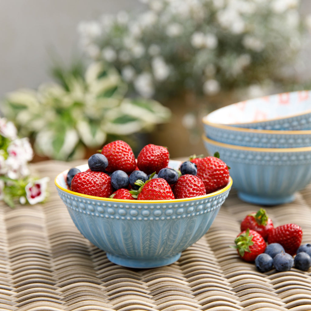 Mikasa Does it All Bowl 15.7cm - Blue Mosaic image 4