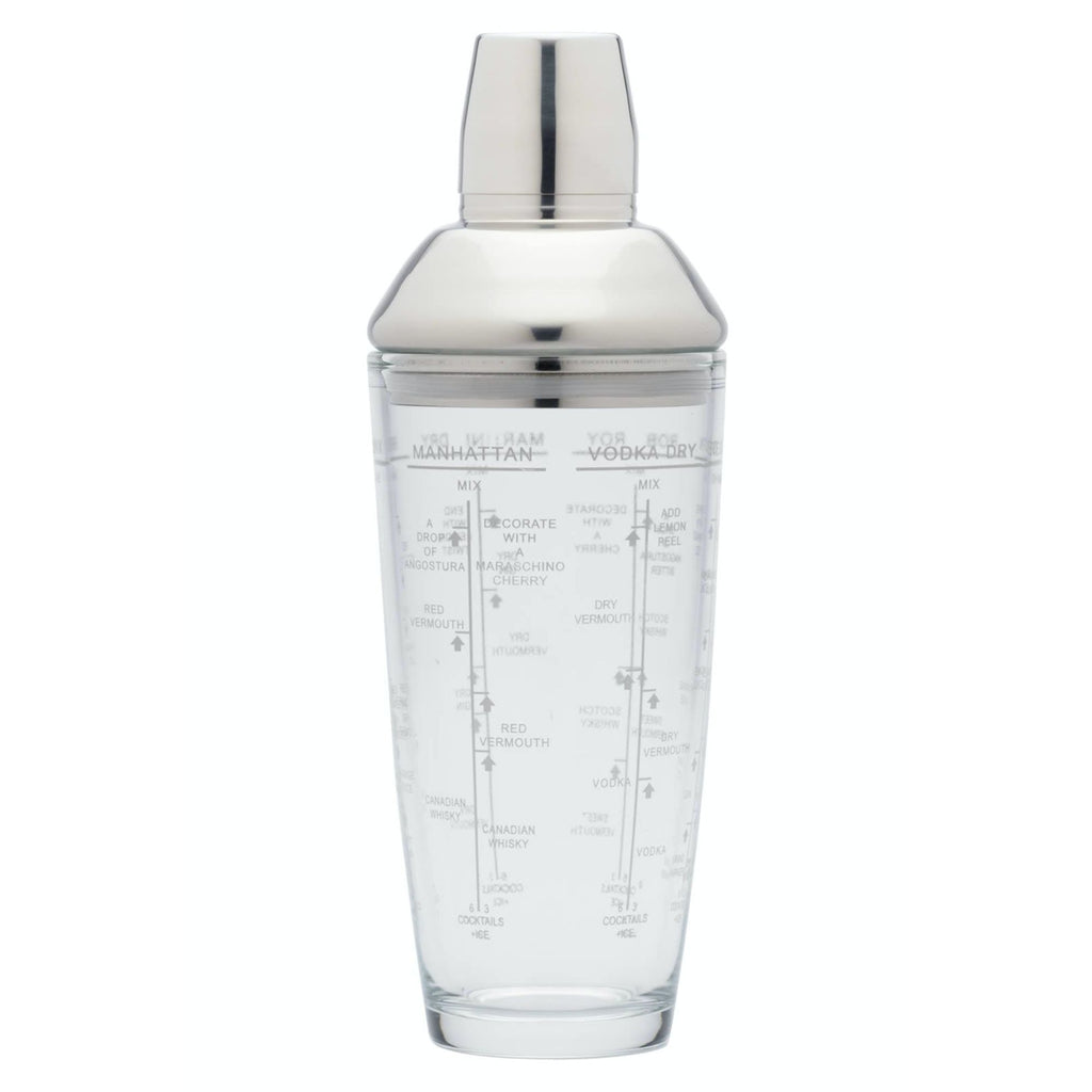BarCraft 700ml Glass Boston Cocktail Shaker image 0
