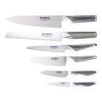 Global Kyoto 7 Piece Knife Block Set, Bamboo image 1