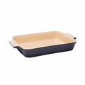Chasseur Large Rectangular Baker 32 x 24 x 6cm/3L Caviar & Grey image 0