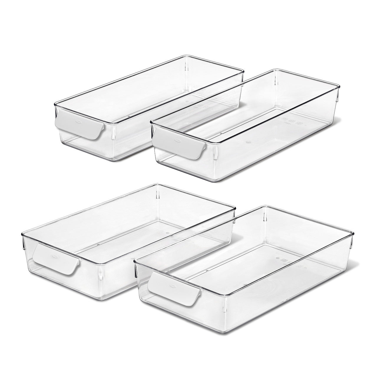 OXO 4-Piece Refrigerator Storage Bin Starter Set image 0