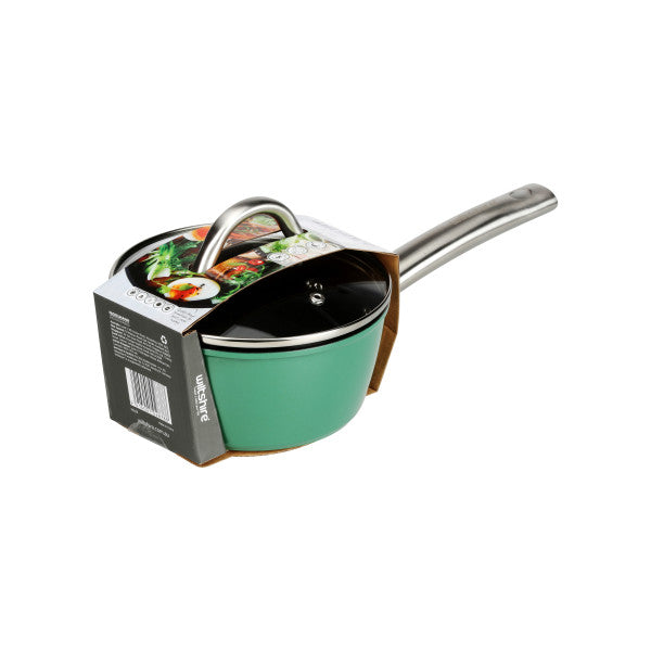 Wiltshire Easycook Pine Induction Saucepan 16cm|1.23l with glass lid
