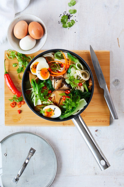 Wiltshire Easycook Pine Induction Saucepan 20cm|2.17l with glass lid