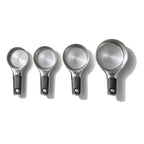 Oxo 4 Piece Stainless Steel Measuring Cup Set image 2