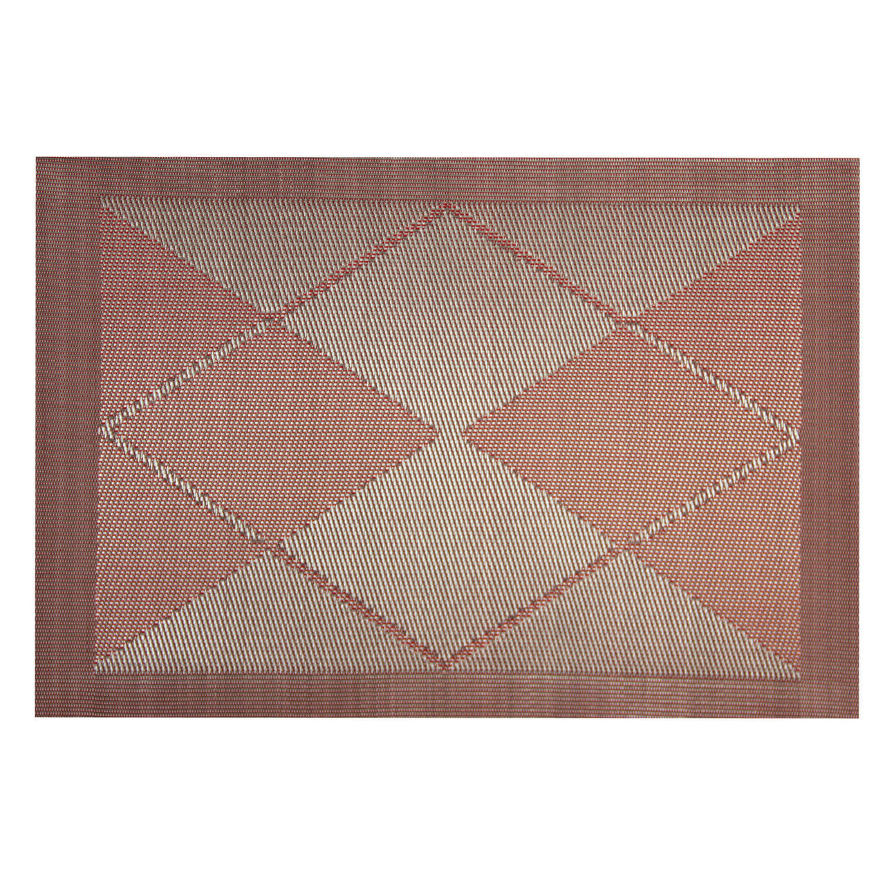 Wilkie Brothers Argyle Placemat - Red image 0