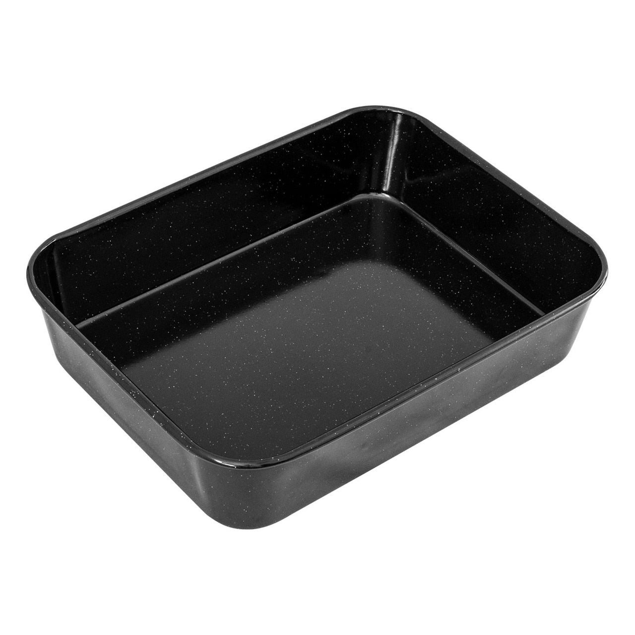 Bakemaster Professional Vitreous Enamel Roasting Pan, 35 X 25 X 6Cm - Non-Stick image 0