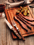 Tramontina Churrasco Steak Knife Gaucho Polywood Brown 5", 12cm image 1