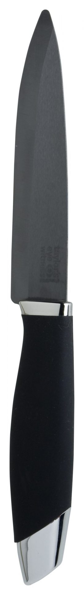 Taylors Ceramic Utility Knife Blk Bld S/G Handle 12Cm image 0