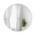 Umbra Hub Decorative Round Wall Mirror 37" White image 0