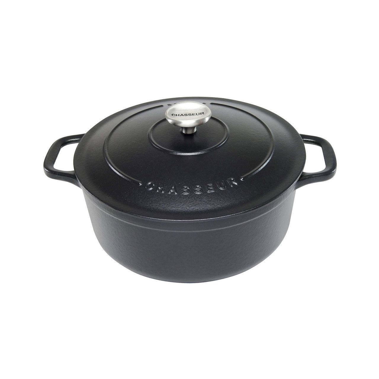 CHASSEUR ROUND FRENCH OVEN MATTE BLACK image 0