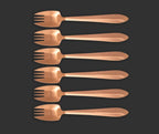 Splayd Black Label Rose Gold Satin Set/6