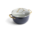 GreenPan Padova Navy Blue Covered Casserole 24cm/4.7L image 0