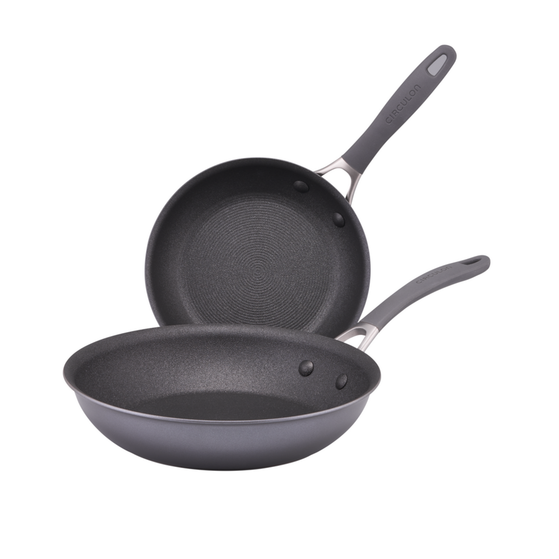 Circulon ScratchDefense A1 Nonstick Induction Skillet Twin Pack 21.5 & 28cm image 0