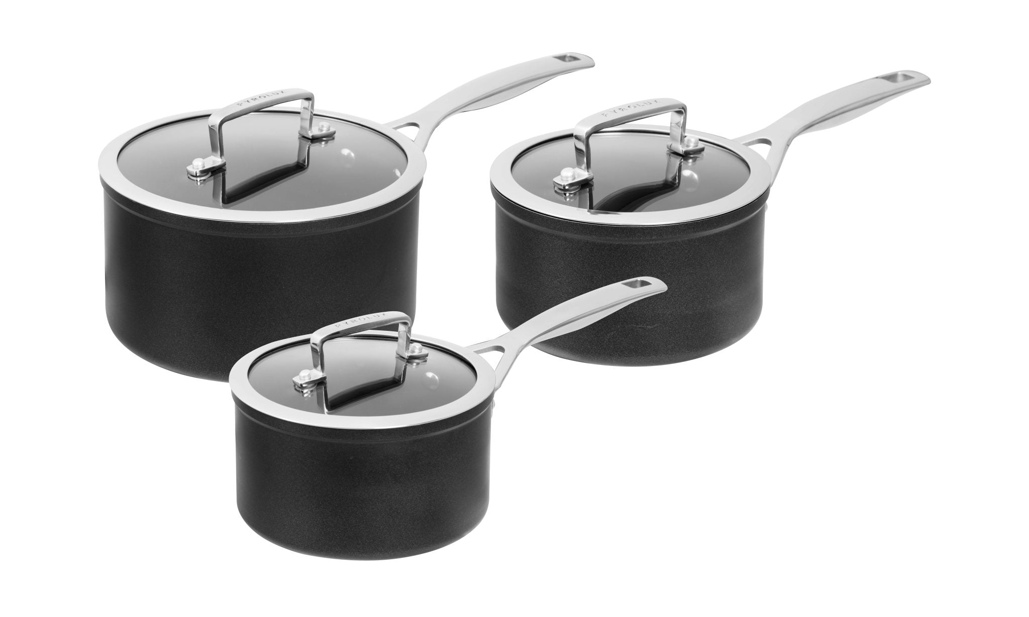 PYROLUX Ignite 3 Piece Saucepan Set 16, 18 and 20cm image 0