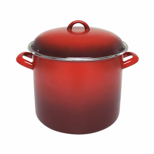 Chasseur 24 x 20cm/8.2L Enamel Stock Pot - Red image 0