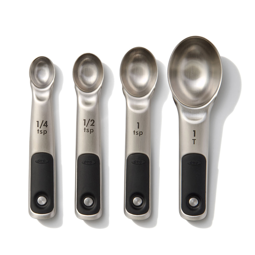 Oxo 4-Piece Stainless Steel Measuring Spoon Set image 2