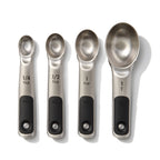 Oxo 4-Piece Stainless Steel Measuring Spoon Set image 2