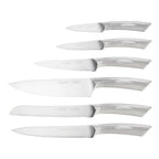 Scanpan Classic Steel 7 Piece Step Knife Block Set image 1