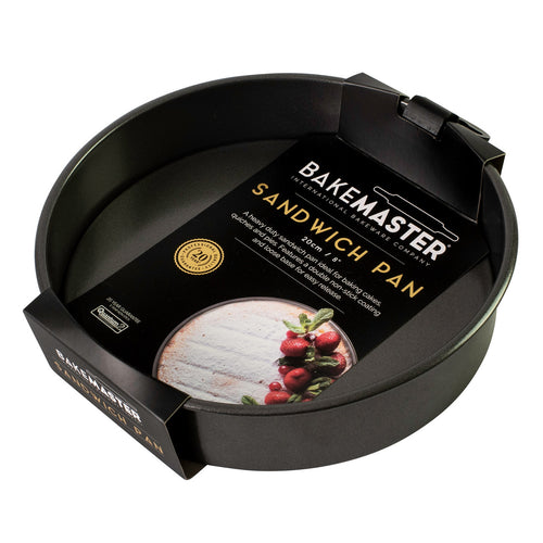 Bakemaster Loose Base Rnd Sandwich Pan 20? x 3.5cm - Non-stick image 1