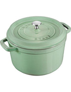 Staub Round Cocotte - 28cm Sage image 0