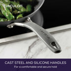 Circulon ScratchDefense A1 Nonstick Induction Skillet 21.5cm & Casserole 28.5cm image 3
