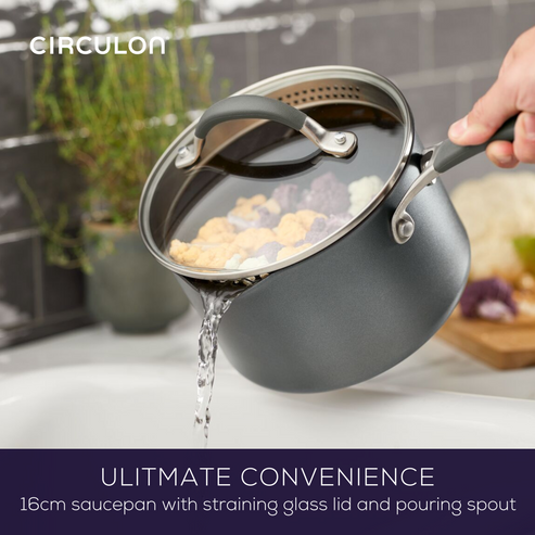 Circulon ScratchDefense A1 Nonstick Induction Covered Saucepan 18cm/2.8L image 7