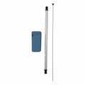 Avanti Folding Stainless Steel Straw In Box With Cleaning Brush - Duck Egg Blue image 0