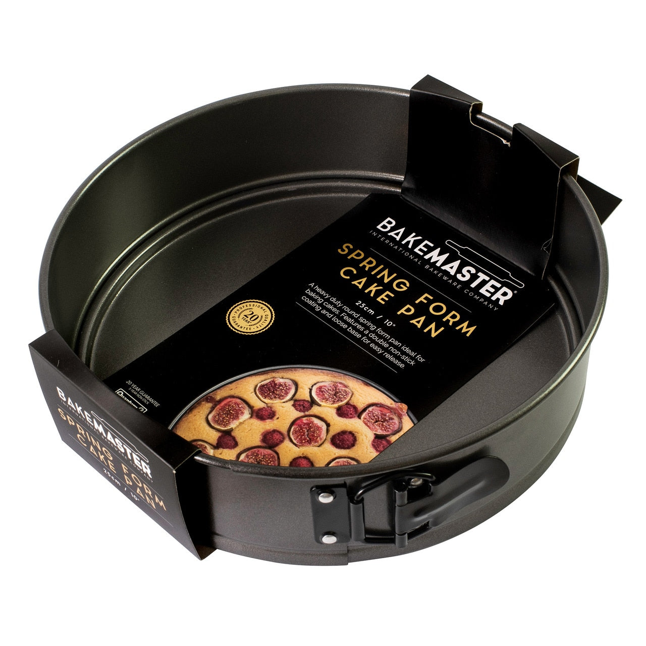 Bakemaster Springform Rnd Cake Pan, 25� X 6Cm - Non-Stick image 1