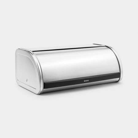 Brabantia Roll Top Bread Bin Matt Steel image 1
