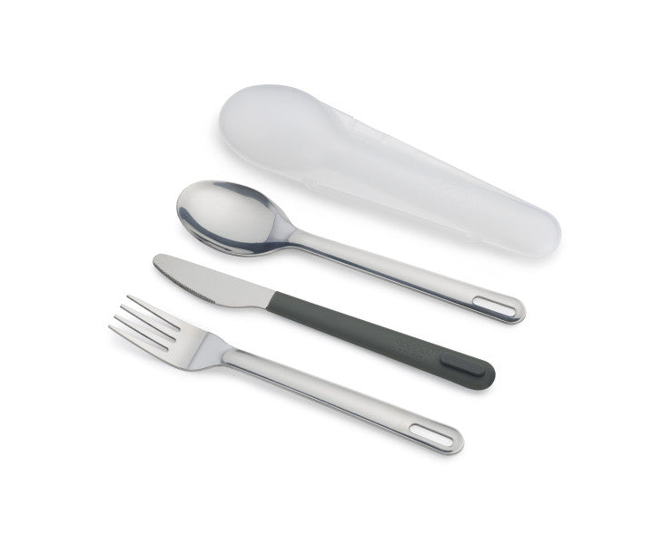 Joseph Joseph Duo Stainless-steel Cutlery Set (Grey) image 0