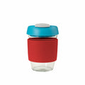 Avanti Glass Gocup, 296Ml/10Oz - Red/Aqua/Grey image 0