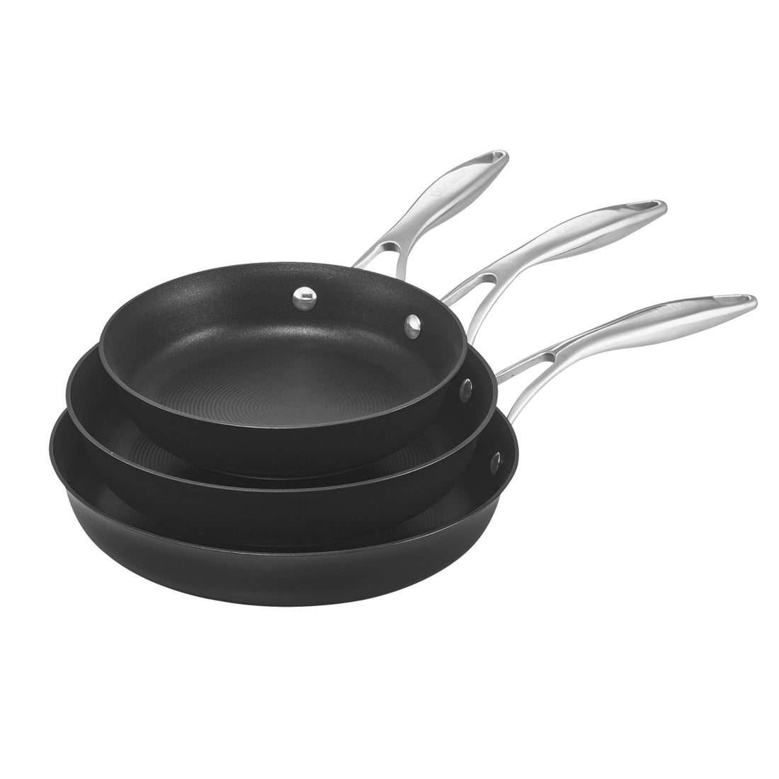 Circulon Style Nonstick Induction Skillet Triple Pack 21/25/28cm image 0