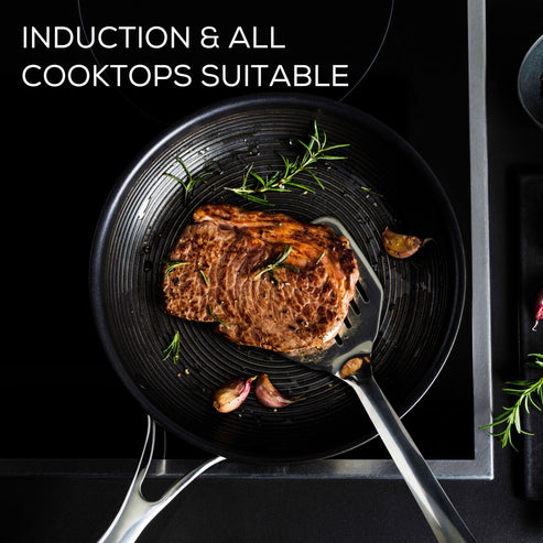 Circulon C-Series Hybrid Clad Stainless Steel Nonstick Induction Frypan 22cm image 4