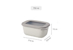 Cirqula Rectangle 750ml Nordic White image 2
