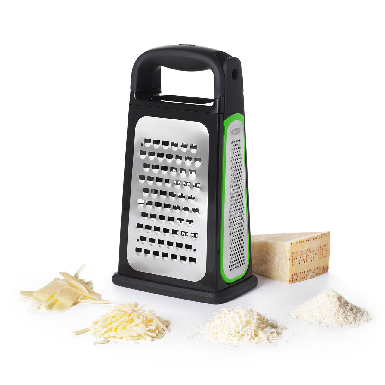 Oxo Etched Box Grater with Removable Zester image 3