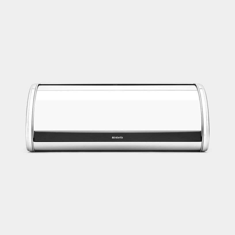 Brabantia Roll Top Bread Bin Brilliant Steel image 0