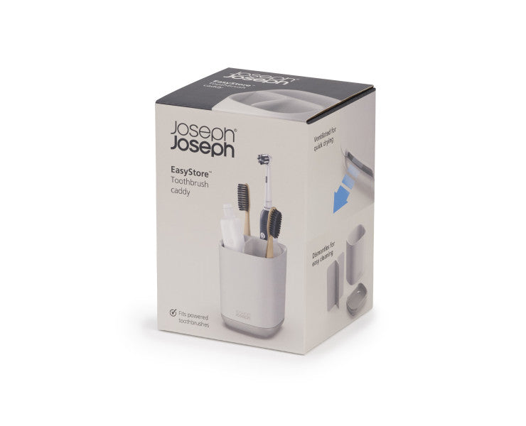 Joseph Joseph EasyStore Toothbrush Caddy - Ecru image 1