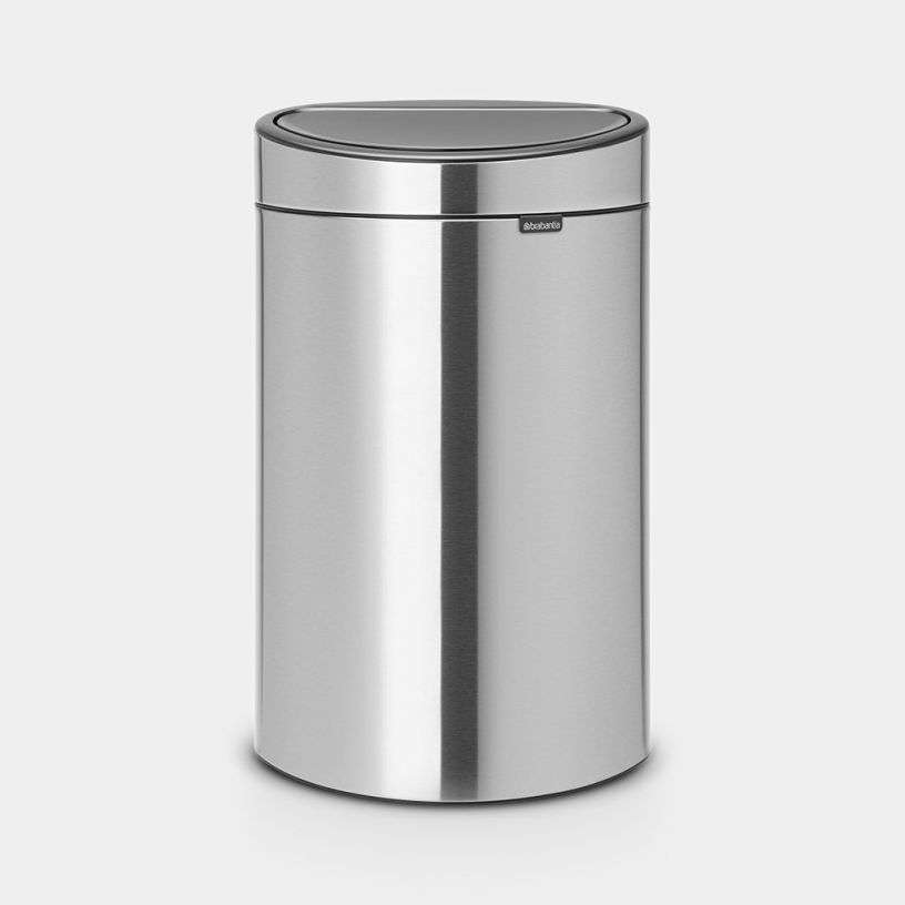 Brabantia Touch Bin New 40 Litre - Matt Steel image 0