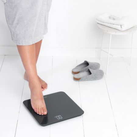 Brabantia Bathroom Scales ReNew, battery Powered - Dark Grey image 1