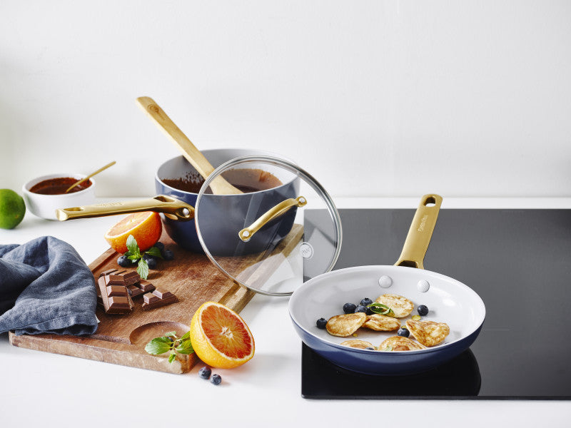 GreenPan Padova Navy Blue Covered Saucepan 18cm/2L image 2